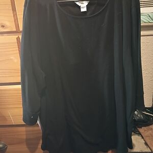 Liz Claiborne Black Long Sleeve Top